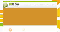 Desktop Screenshot of inflow.de