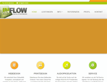 Tablet Screenshot of inflow.de